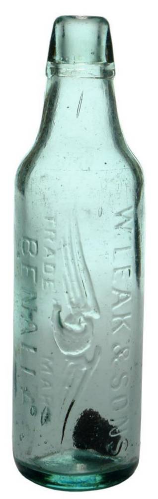 Leak Benalla Eagle Lamont Patent Bottle