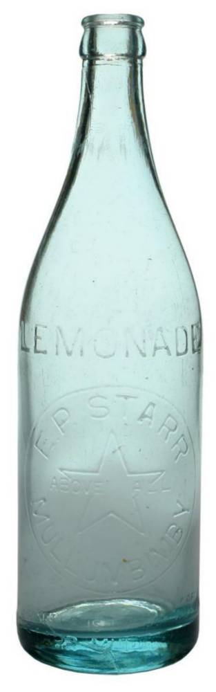 Starr Mullumbimby Crown Seal Lemonade Bottle
