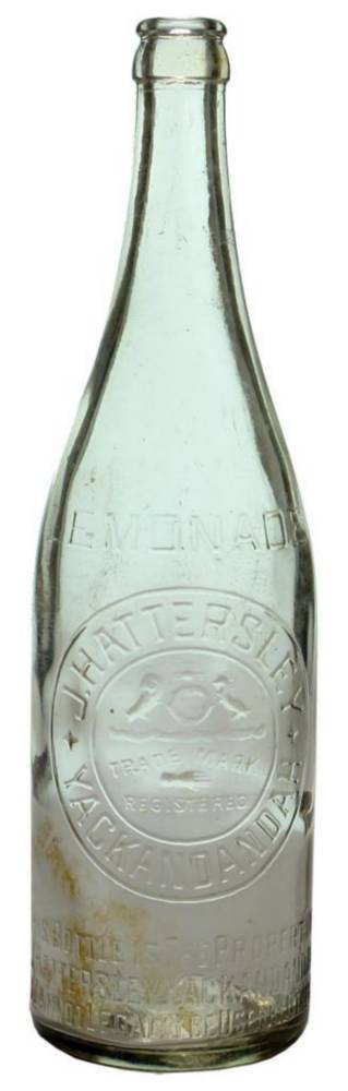 Hattersley Yackandandah Lemonade Crown Seal Bottle