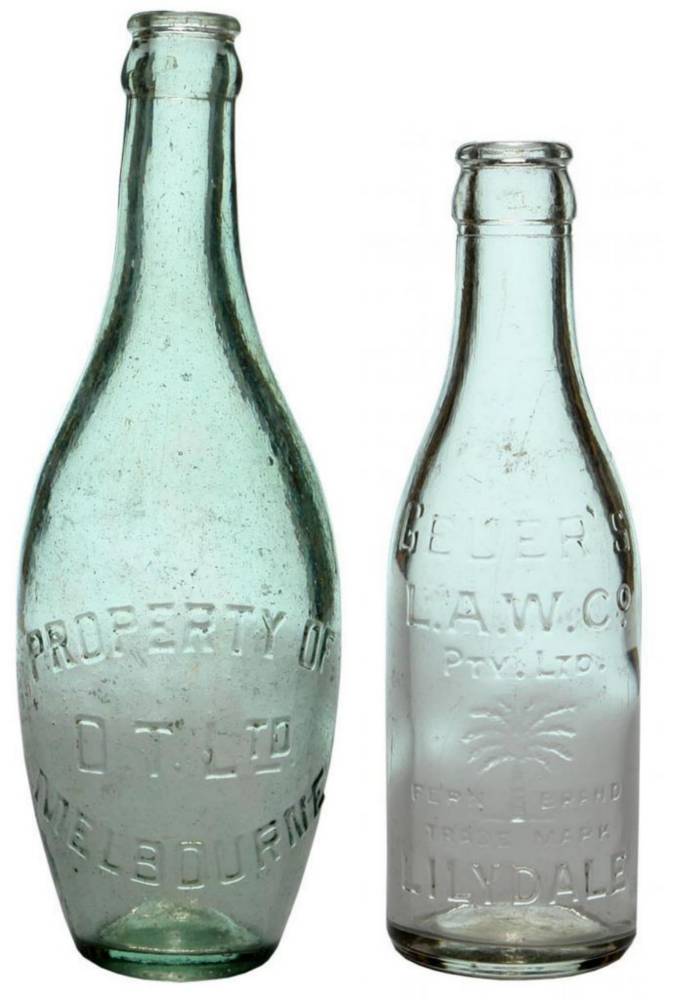 OT Melbourne Geuers Lilydale Crown Seal Bottles