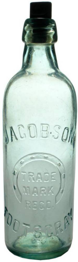 Jacobson Footscray Horseshoe Riley Patent Bottle