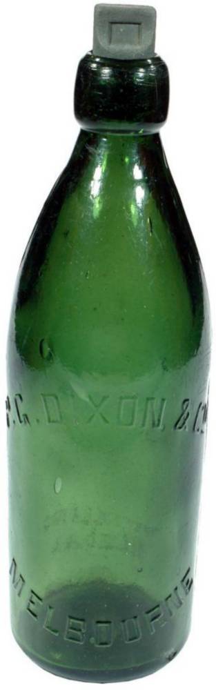 Dixon Melbourne Dark Green Riley Patent Bottle