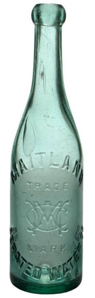 Maitland Aerated Water Blob Top Soda Bottle