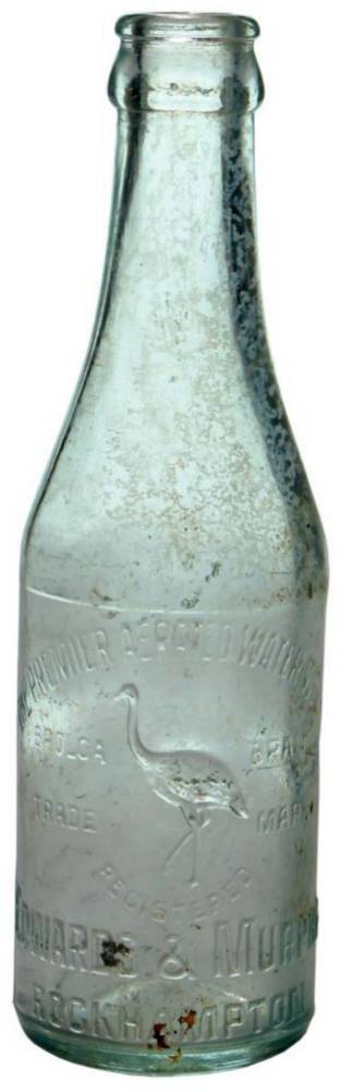 Edwards Murphy Rockhampton Brolga Crown Seal Bottle
