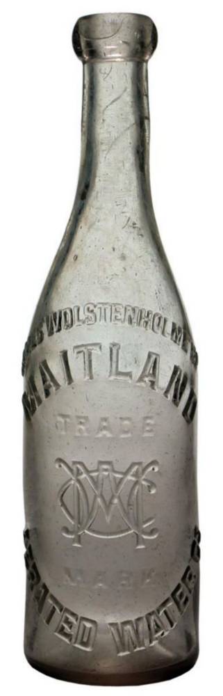 James Wolstenholme Maitland Blob Top Corker Bottle