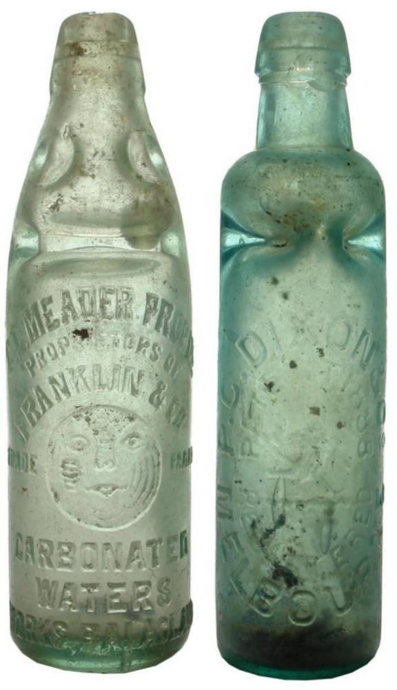 Meader Dixon Balaclava Melbourne Codd Bottles