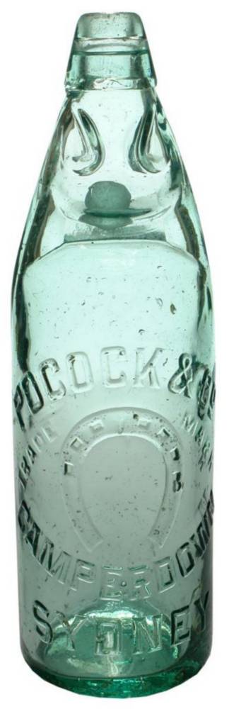 Pocock Camperdown Sydney Codd Patent Bottle