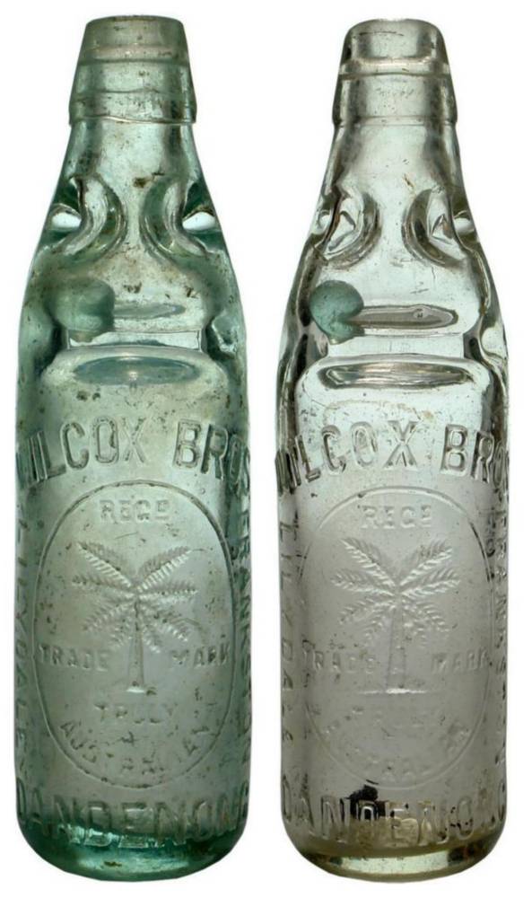 Wilcox Dandenong Codd Marble Bottles
