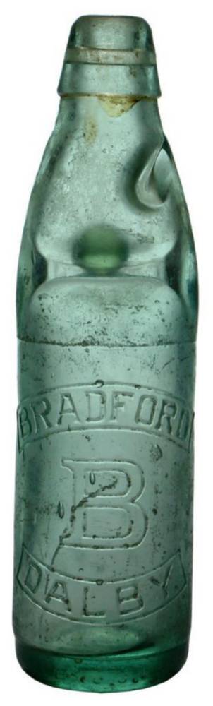 Bradford Dalby Vintage Codd Marble Bottle
