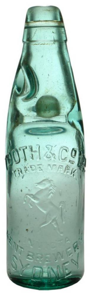 Tooth Kent Brewery Sydney Horse Codd Bottle