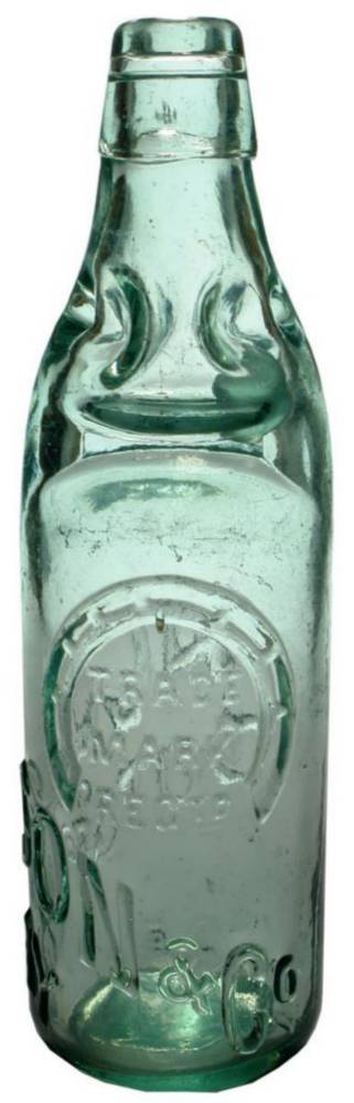Jacobson Footscray Horseshoe Codd Marble Bottle