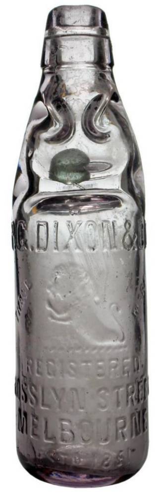 Dixon Melbourne Lion Amethyst Codd Marble Bottle