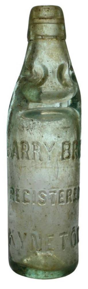 Barry Bros Registered Kyneton Codd Marble Bottle