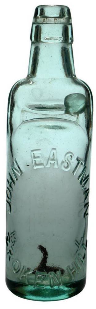 John Eastman Broken Hill Codd Marble Bottle
