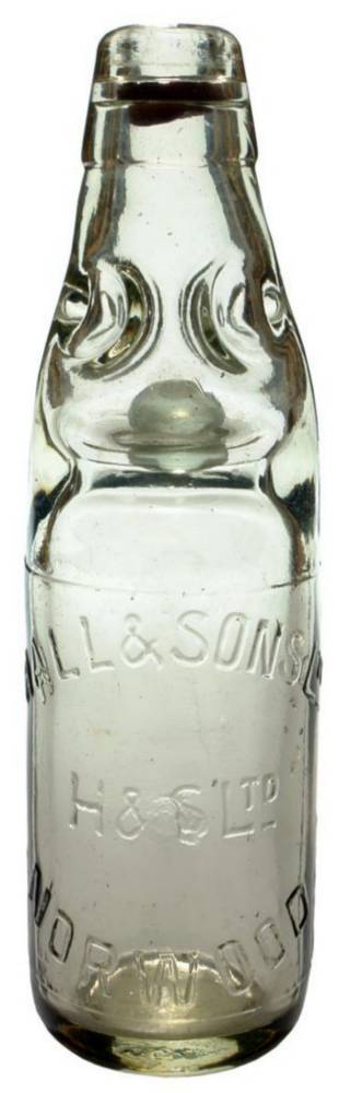 Hall Norwood Dobson Codd Marble Bottle