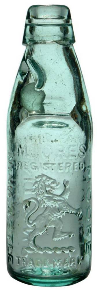 Moore Newcastle Lion Codd Patent Bottle