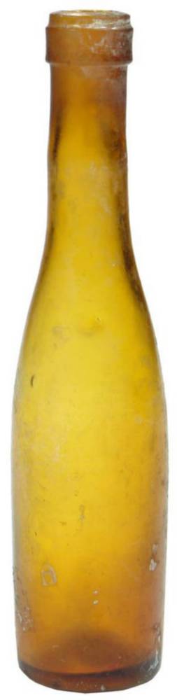 Sample Honey Amber Hock Wine Bottle
