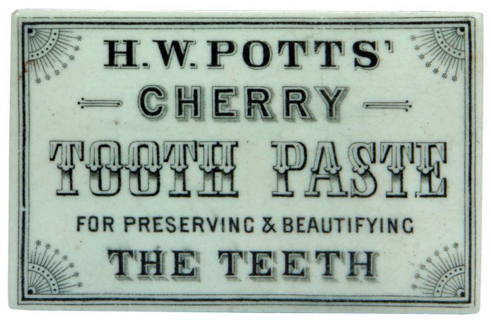 Potts Cherry Tooth Paste Pot Lid