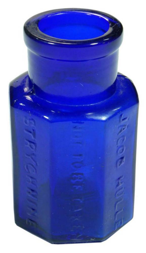 Jacob Hulle Strychnine Blue Bottle