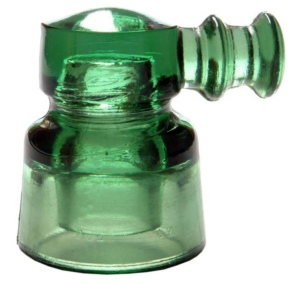 Folembray Green Glass Electrical Insulator