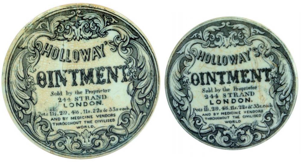 Holloway's Ointment Pot Lids