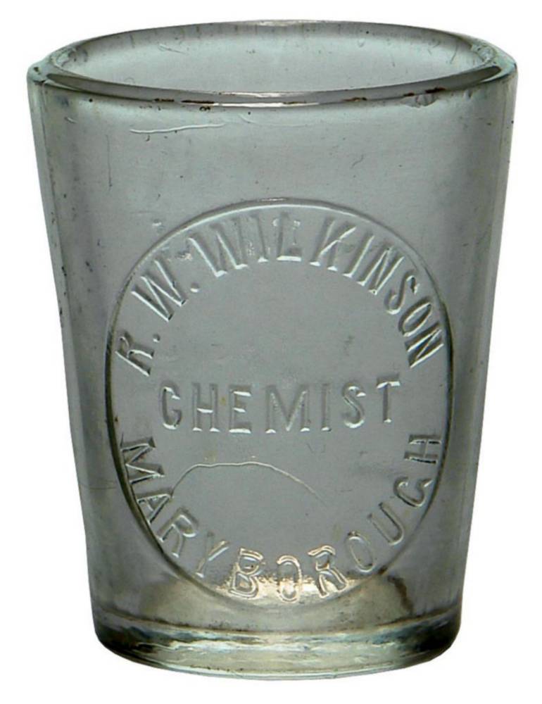 Wilkinson Chemist Maryborough Glass Dose Measure