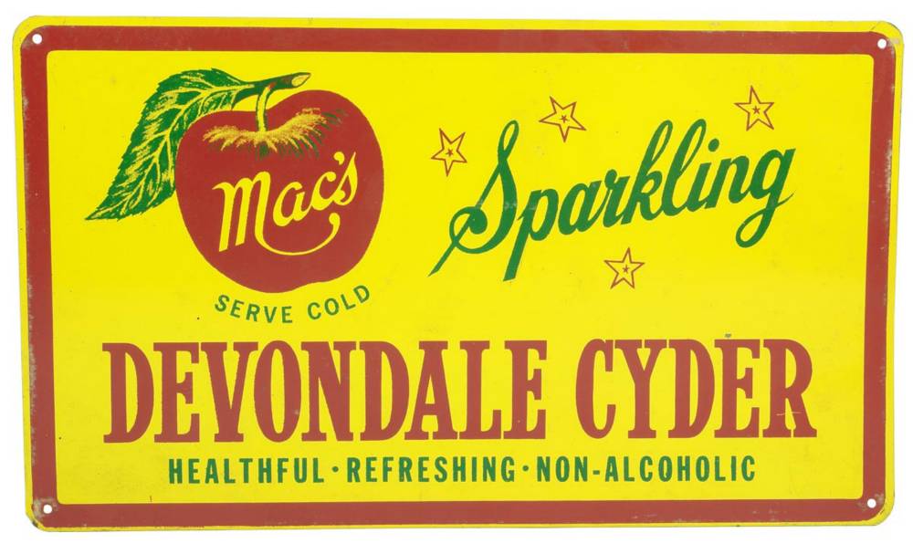Mac's Devondale Cyder Tin Sign
