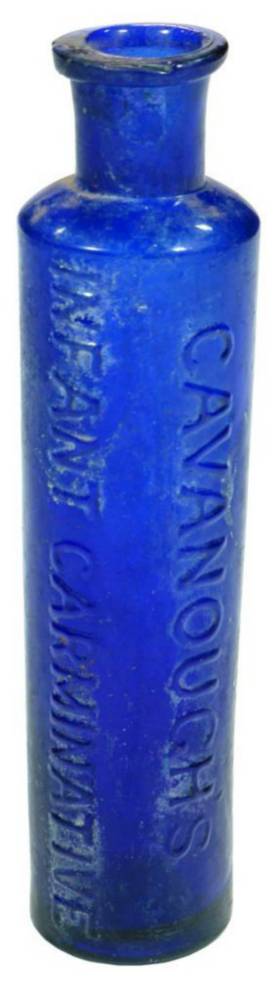 Cavanough's Infant Carminative Blue Bottle