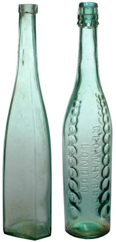 Pair Vinegar Bottles