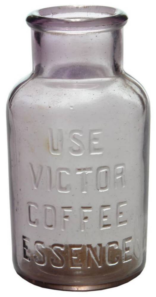 Use Victor Coffee Essence Advertising Jam Jar