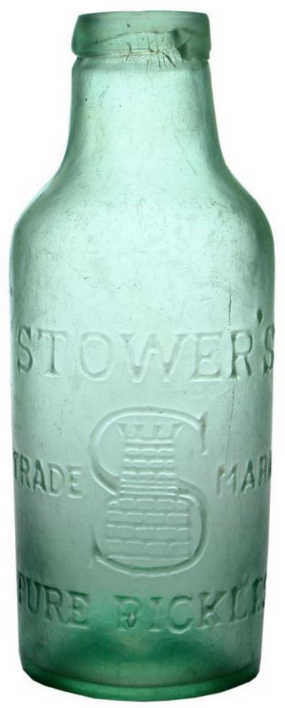 Stower's Pure Pickles Glass Jar