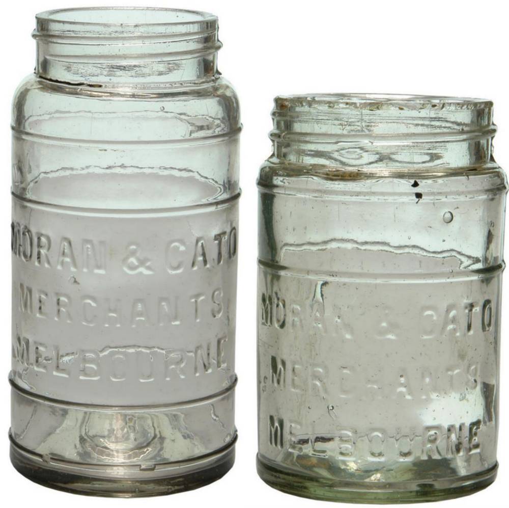 Pair Moran Cato Melbourne Jam Jars