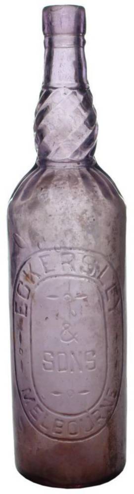 Eckersley Melbourne Vintage Amethyst Cordial Bottle