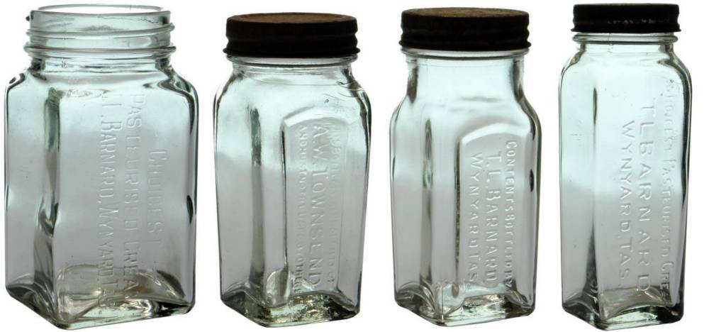 Barnard Townsend Tasmanian Cream Jars