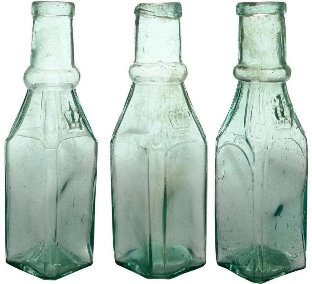 Collection Batty's Crown Goldfields Pickle Bottles