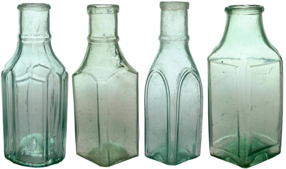 Collection Antique Goldfields Pickle Bottles