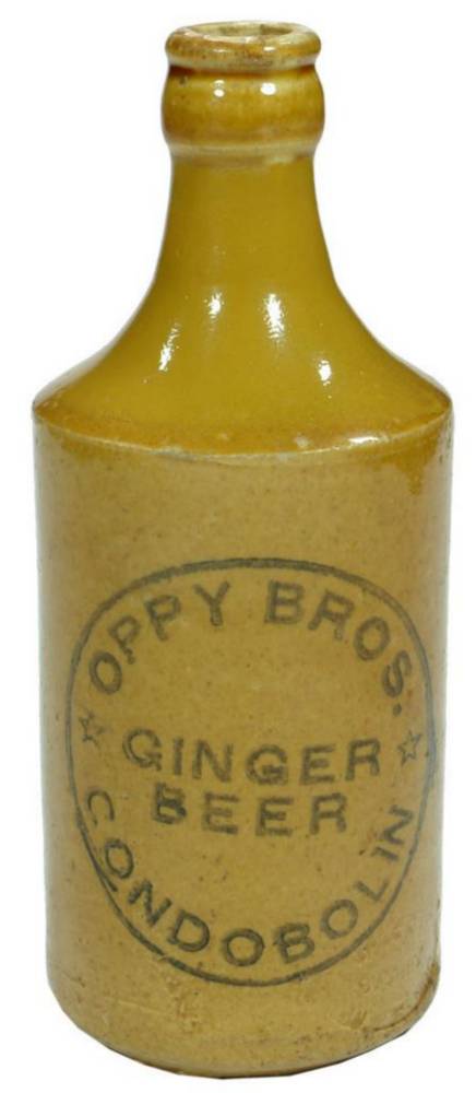 Oppy Bros Condobolin Ginger Beer Bottle