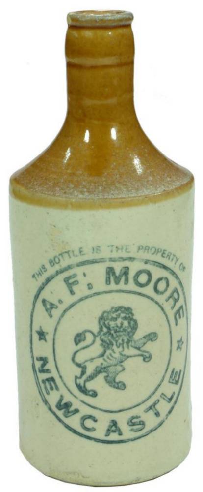 Moore Newcastle Lion Ginger Beer Bottle