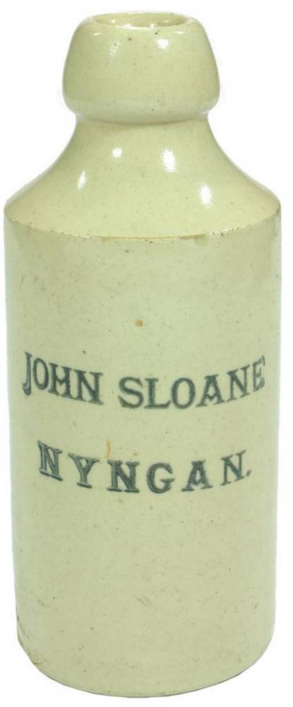 John Sloane Nyngan Ginger Beer Bottle