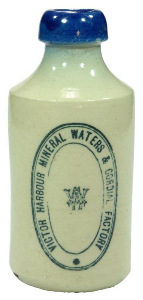 Victor Harbour Mineral Waters Ginger Beer Bottle