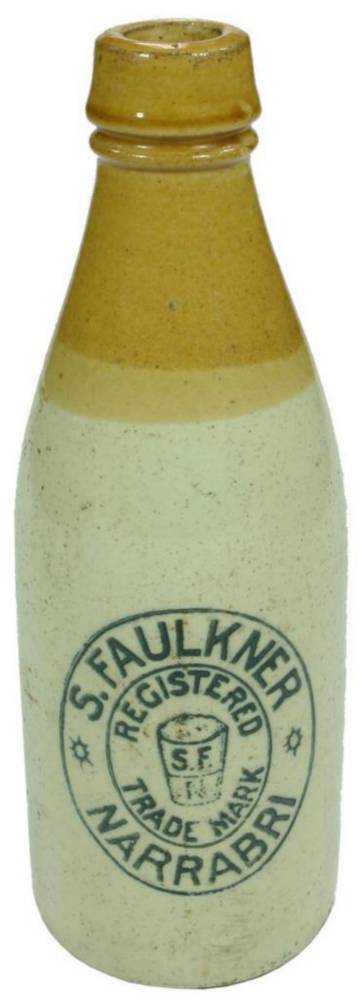 Faulkner Narrabri Foaming Glass Ginger Beer Bottle