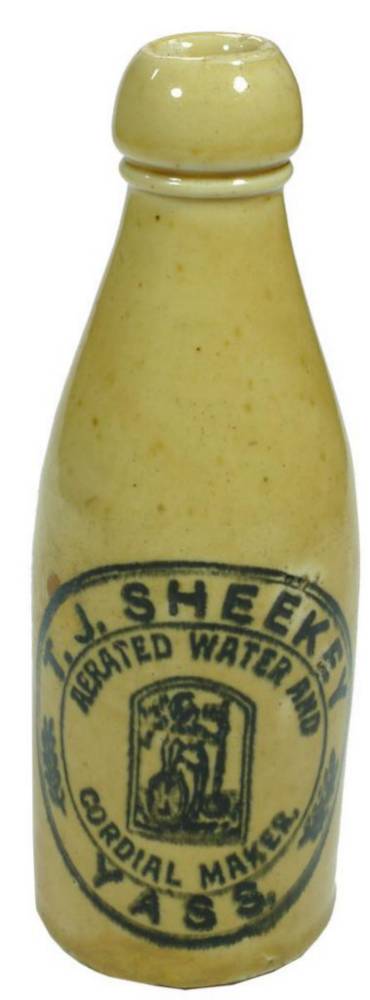 Sheekey Yass Stoneware Ginger Beer Bottle