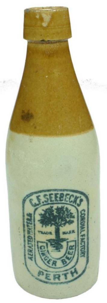 Seebeck Perth Tree Stone Ginger Beer Bottle