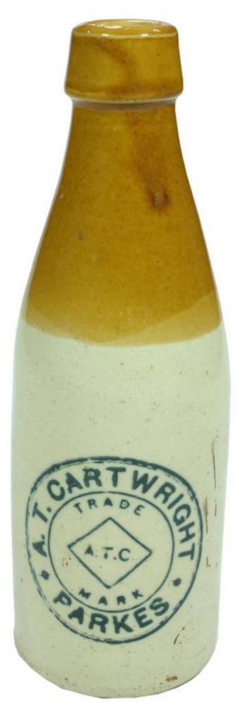 Cartwright Parkes Stoneware Ginger Beer Bottle