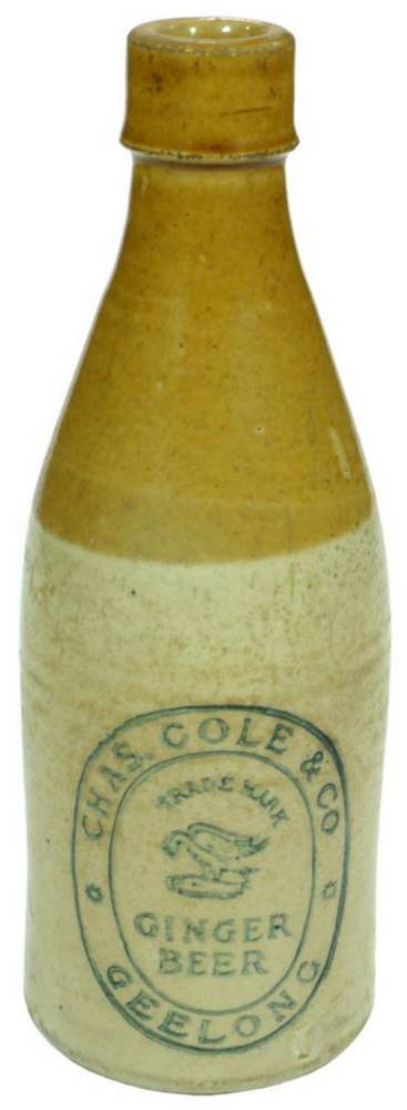 Chas Cole Geelong Stoneware Ginger Beer