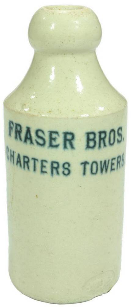 Fraser Bros Charters Towers Ginger Beer Bottle