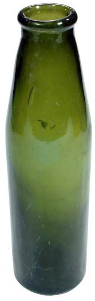 Green Black Rolled Lip Chutney Bottle