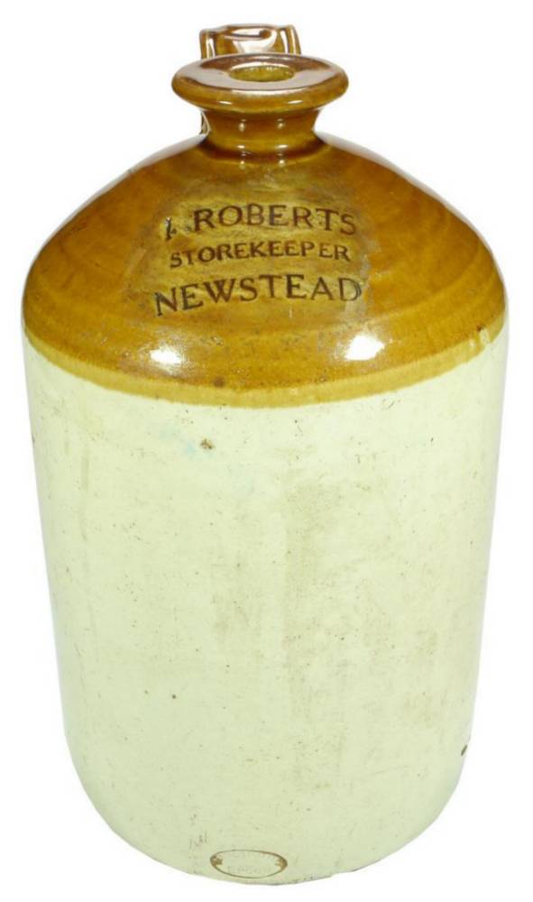 Roberts Newstead Victorian Stoneware Demijohn