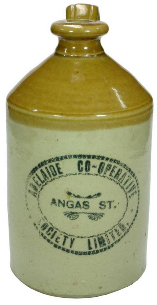 Adelaide Co-operative Society Angas Demijohn