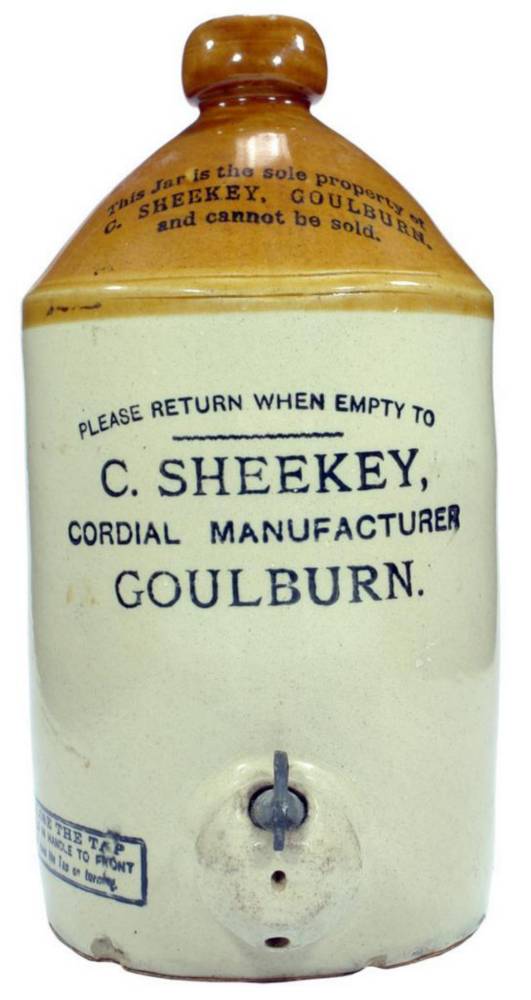 Sheekey Goulburn Stoneware Transferred Demijohn